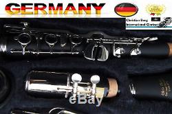 Klarinette deutsches System Holzblasinstrument 21 Klappen Sib système allemand