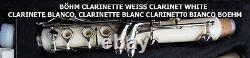 Klarinette weiß Clarinet white larinetto bianco Clarinette blanc Clarin French S