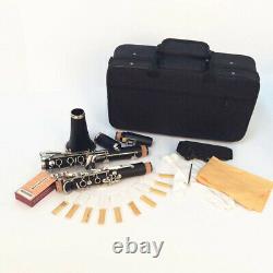 LADE Professional Clarinet Bakelite 17 Bb Flat Soprano C4I3