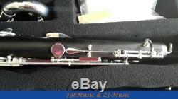 (Low C) Bass Clarinet Bb Key Grenadilla, Ebony wood Body, Keys silver plated