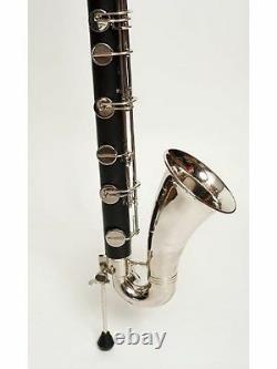 Low C (model 236) Bass Clarinet, Easy blowing great sound, nickel plated keys