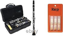 Montreux Sonata School Student Bb Clarinet with Case, Mouthpiece and Reed + Rico