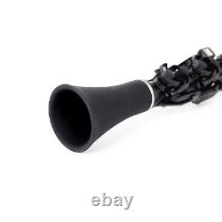 NUVO Plastic Wind Instrument Clarinet C key Clarineo 2.0 N120CLBK with Hard Case