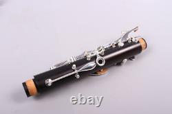New CLARINET ebony wood Bb Key 17Keys Nice Sound nickel Plated Clarinet B flat