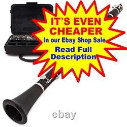 Odyssey Clarinet In Key of A Ebony Body with Double Soft Case OCL3500A