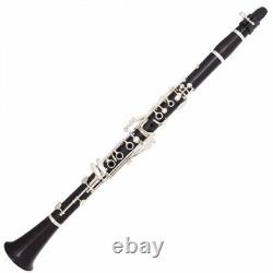 Odyssey Clarinet In Key of A Ebony Body with Double Soft Case OCL3500A