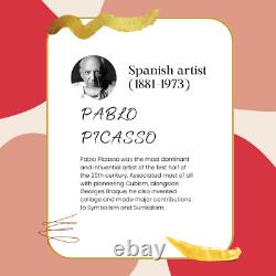 Pablo Picasso Original Hand Tipped Print The Clarinet-player, Colorplate