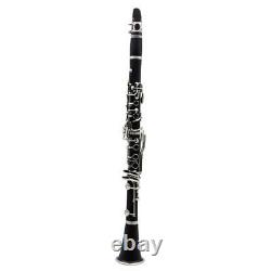 Professional 67cm 17 Key Clarinet Clarionet with Case Accessories Kits Black