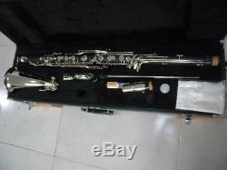 Professional Bass clarinet Low Eb Ebonite Wood With Clarinet Pads Case