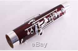 Professional C Tone Bassoon Cupronickel silver Key Maple body Bassoon