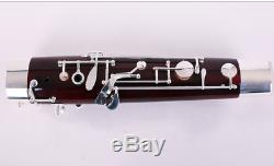 Professional C Tone Bassoon Cupronickel silver Key Maple body Bassoon