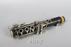 Professional C key Clarinet Ebonite Wood Nickel Plated Key Two Barrels with Case
