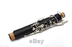 Professional Clarinet Bb key Ebonite Wood Nickel Plated Key Clarinet Case Parts