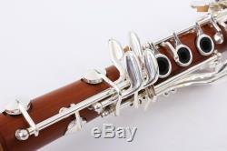 Professional Clarinet Rosewood E Key Clarinet E flat Good Sound Case 2 Barrels