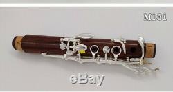 Professional Clarinet Tune B Rosewood Mahogany Clarinet Silver keys Solid wood