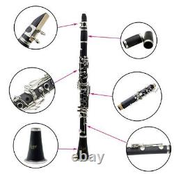 Professional Exquisite Black Black 17 Key B Clarinet Box Set Orchestra Musical
