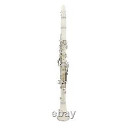 Professional School Student Band 17Key B Flat Bakelite Clarinet White