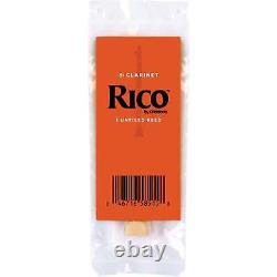 Rico by D'Addario Bb Clarinet Reeds, Strength 2, 50-Pack