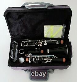 Rikter Bb Clarinet in Hard Carry Case with Straps Complete Student Outfit