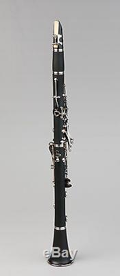 Tempest Bb Clarinet Silver Plated Keys Hard Rubber Body Solid Pitch Strong Build