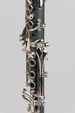 Tempest Bb Clarinet Silver Plated Keys Hard Rubber Body Solid Pitch Strong Build