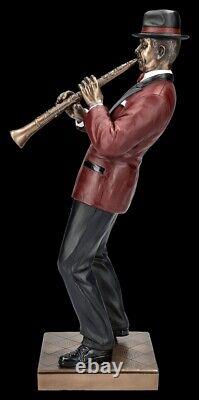The Jazz Band Figurine Clarinets Player Red Veronese Deco Musicians