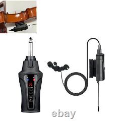 UHF 16 Channels Wireless Instrument Microphone Condenser Mic System for Violin
