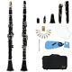 Versatile Bb Clarinet 17 Keys Complete Set with Case Reeds and Cleaning Cloth