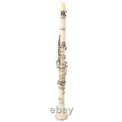 (White1)Premium Bakelite Tube BB 17 Keys Clarinet And Anti Oxidation Nick BGS