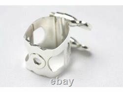 Wood Stone ligature B? Clarinet Bandoren for ligature solid silver sterling si