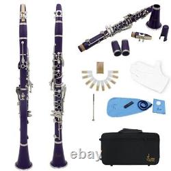 Woodwind Instrument Bb Clarinet 1612g 17 Keys Bakelite Bb Black Clarinet