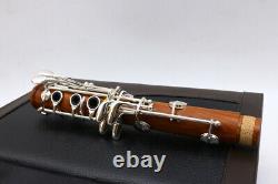 Yinfente Clarinet Rosewood Bb Key Clarinet Silver Plated Good Sound Free Case