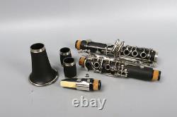 Yinfente Professional Clarinet C key Clarinet Ebonite Wood Nickel Plated Key