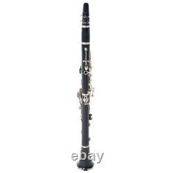 (blue)17 Key BB Tone Bakelite Clarinet With Anti-Oxidation Nickel Plating Button