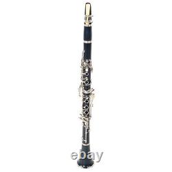 (blue)17 Key BB Tone Bakelite Clarinet With Anti-Oxidation Nickel Plating Button