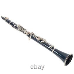 (blue)17 Key BB Tone Bakelite Clarinet With Anti-Oxidation Nickel Plating Button